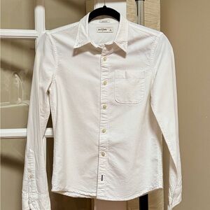 Abercrombie Kids Ivory Casual Button Down Shirt